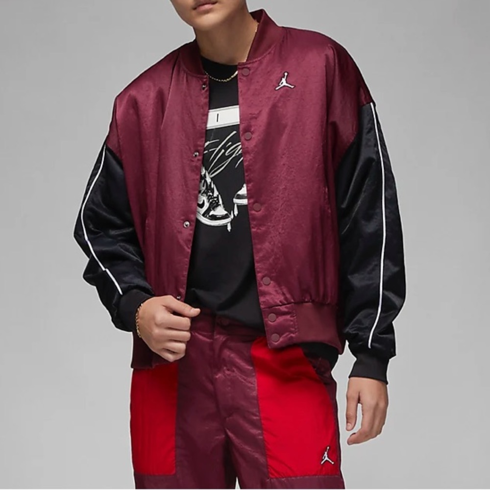 Retro Color-blocked Jordan Flight Jacket - Picture 3 of 11